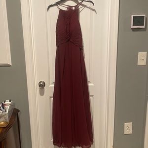 COPY - Azazie Ginger Cabernet Bridesmaid Dress Size A6